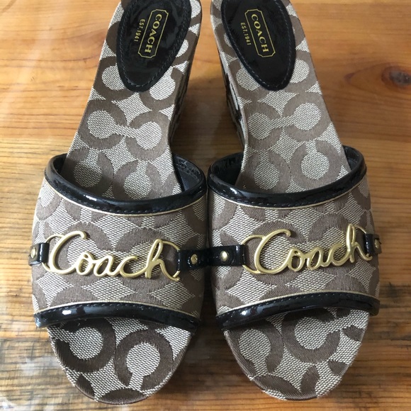 Coach Sandals Size 8 - Picture 3 of 7